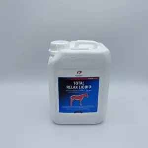 TOTAL Relax Liquid für Pferde – 2,5 L Ergänzungsfutter zur Nervenstärkung bei Stress & Reizüberflutung. Ideal für Stallruhe, Gelassenheit & sensible Pferde – flüssig & dopingfrei.